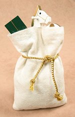 Santa's Gift Bag<br>Ulbricht White Santa